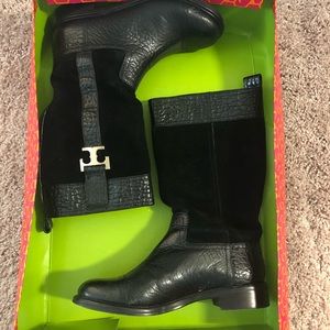 Tory Burch Corey Mid Calf flat boot